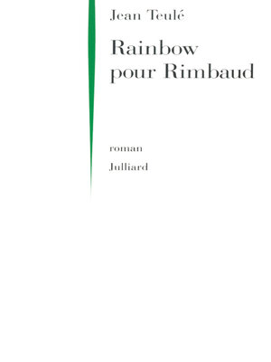 cover image of Rainbow pour Rimbaud